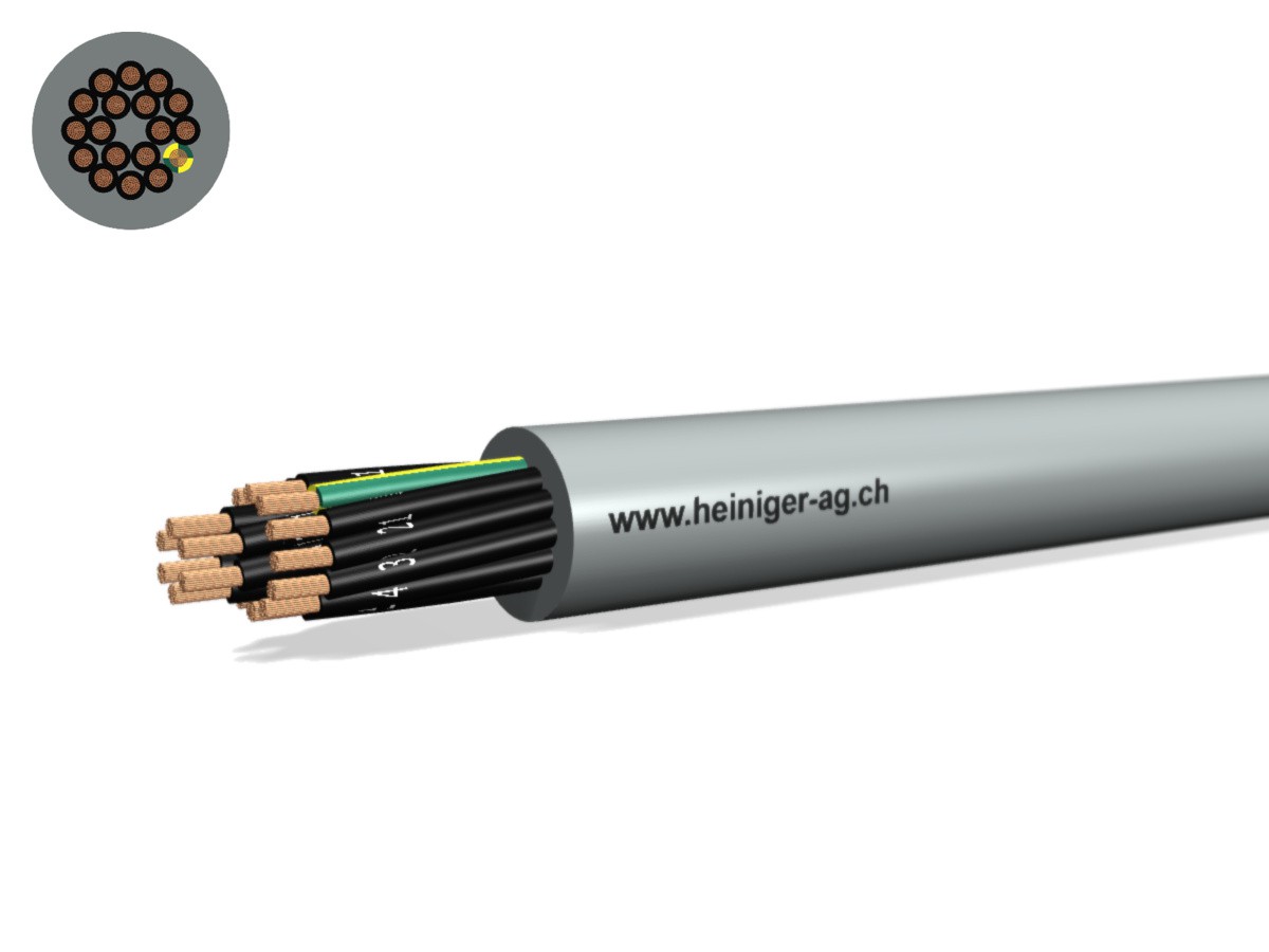 TT-flex Eca PVC 18x1.50 JZ num gr - 300/500V