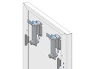 H-LINE M Innenverriegelung für - Seiten-+ Rückwand, Schnellverschluss