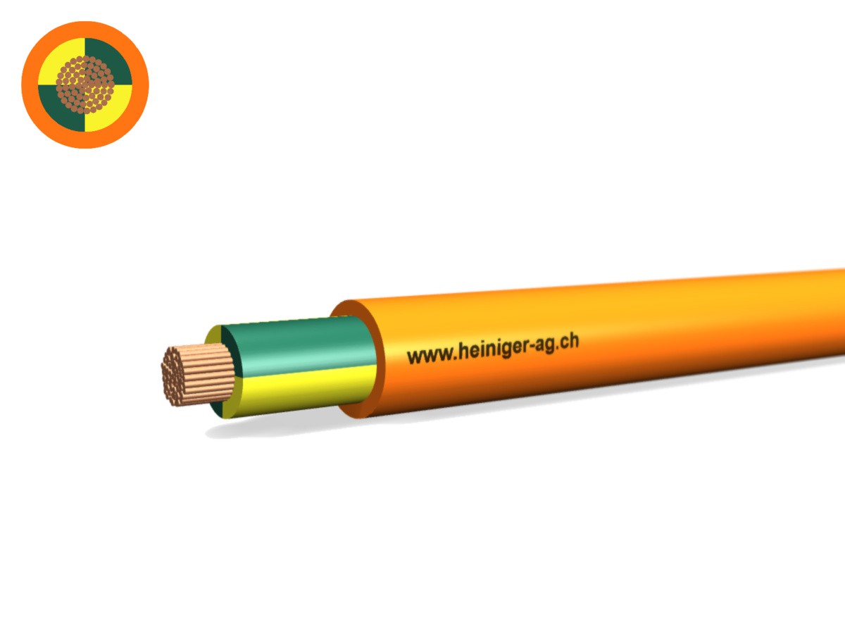 Câble de sécurité FE180 E30-E60 1x16 PE - PE=jn-vt PYROFIL san-hal or