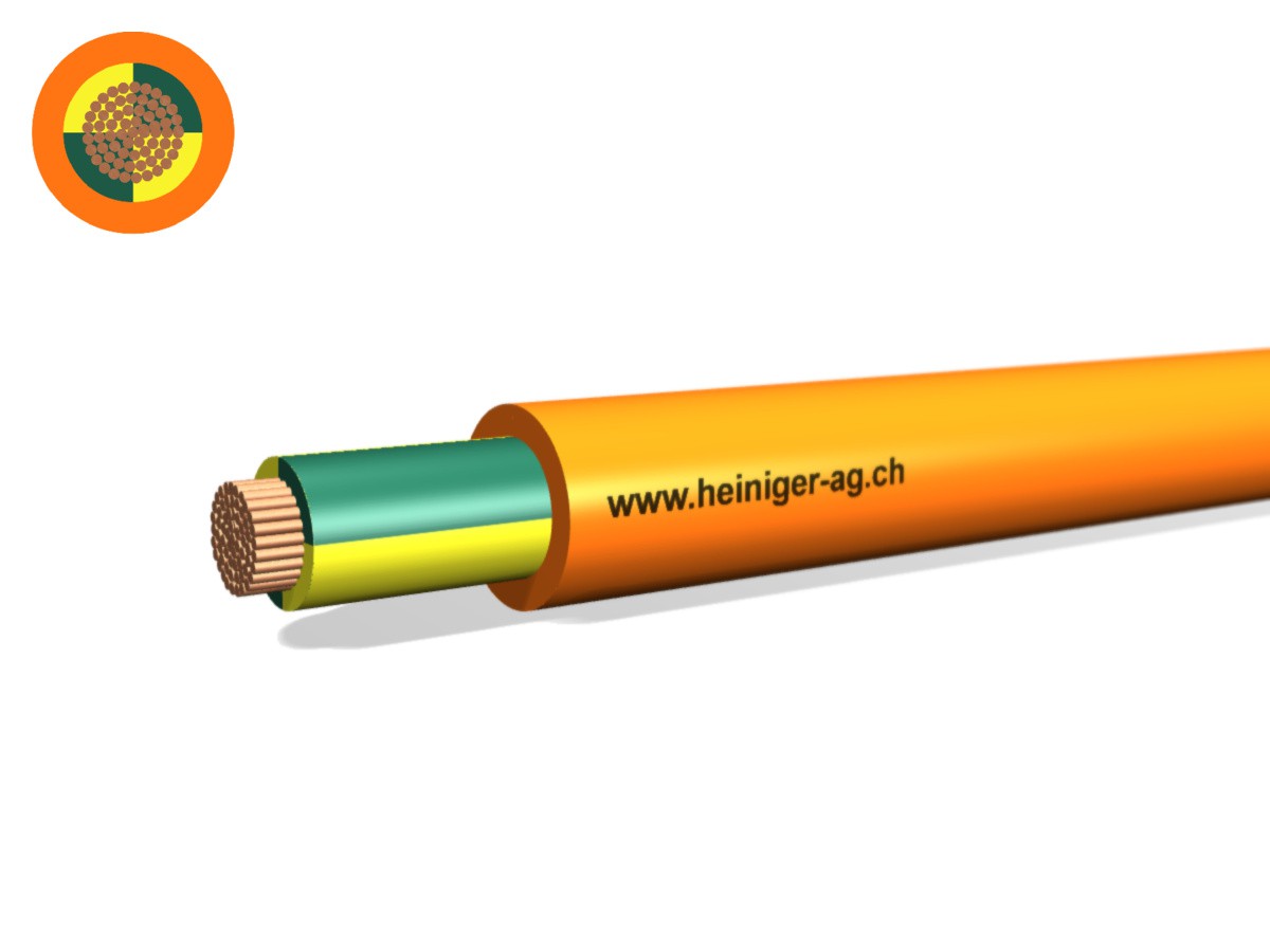 EPR-PUR Einleiter 1x95 PE=ge-gn or - S07BQ-F 450/750V