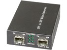 Mediakonverter, 2x SFP für wechsel - SM/MM, inkl. SFP Module