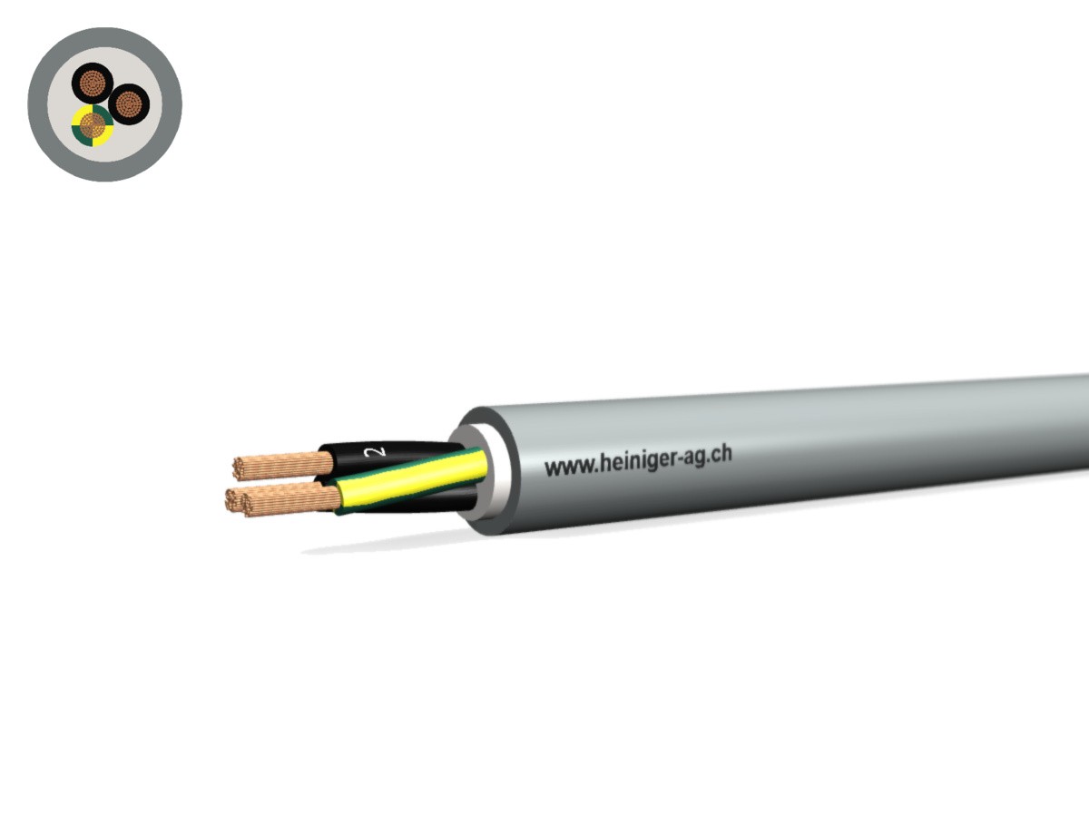 PVC-PUR Kabel 3x0.75 JZ num gr - 300/500V