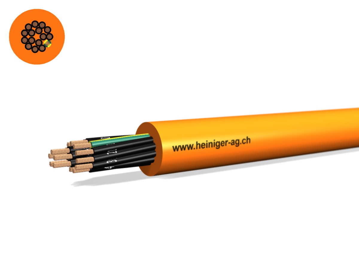 PUR-PUR Kabel Fca 16x1.00 LPE or N05QQ-F - 300/500V