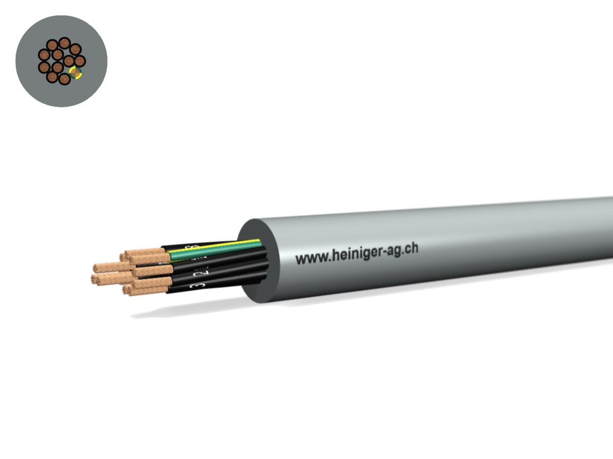 TT-flex Eca PVC 12x0.50 JZ num gr - 300/500V