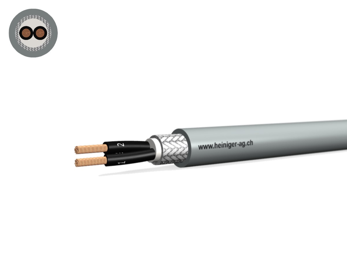 TT-flex Eca PVC C 2x0.75 OZ num gr - 300/500V