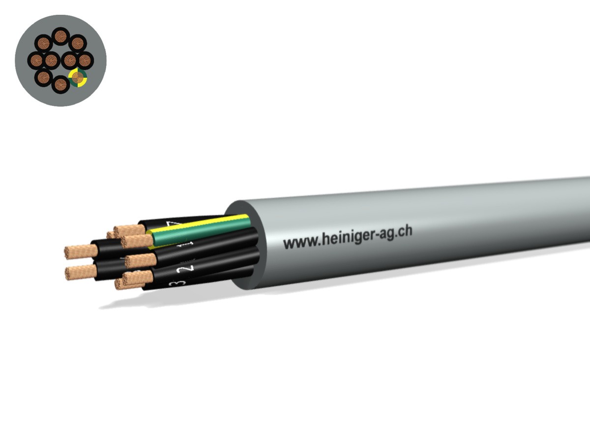 TT-flex Eca PVC 10x2.50 JZ num gr - 300/500V