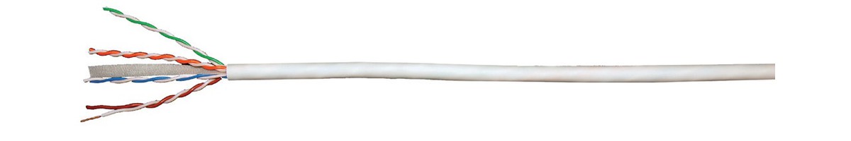 GigaSPEED 3091B U/UTP 4x2x0.57 weiss - 4P LSZH 550MHz Kat.6A, Dca