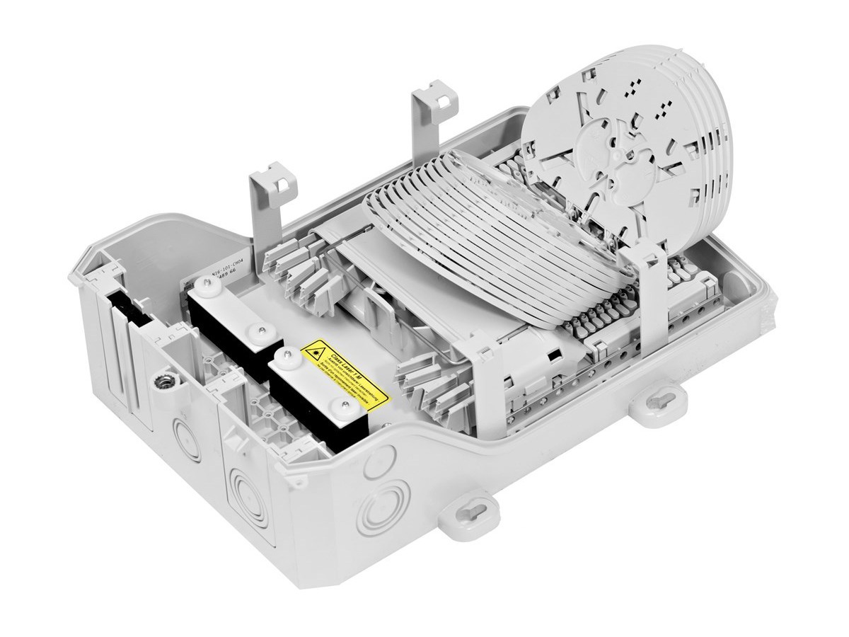 HAK o 16 V2 complètement équipé - avec 2 modules à 8 cassettes d'épissures