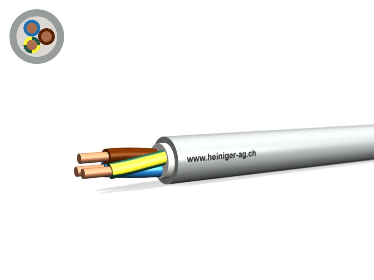 Câble FE0D Dca san-hal 3x1.50 LNPE - non propag. de flamme grc 0.6/1kV