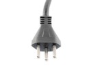 H-LINE Steckdosenleiste 19" 8xT23 oF - ohne Netzfilter, Kabel 3m, orange