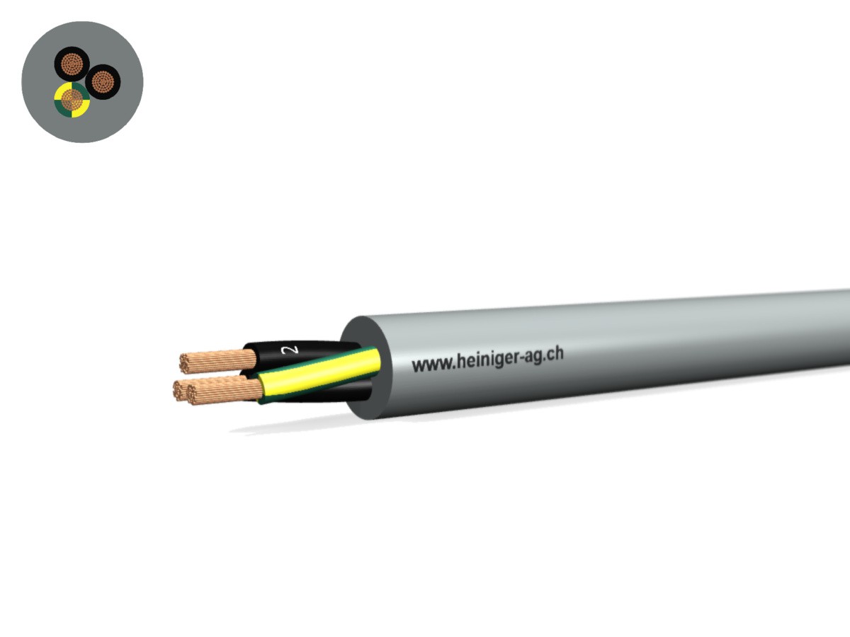 TT-flex Eca PVC 3x1.00 JZ num gr - 300/500V