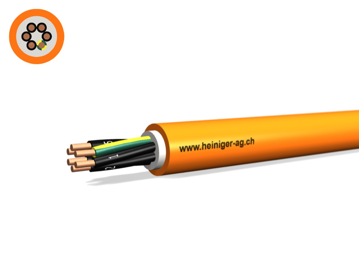 Sicherheitsk. FE180 E30-E60 VDE 6x1.50 - LPE NHXH hal-frei flammwidrig or