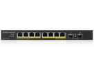 Zyxel GS1100-10HPv2, Switch unmanaged - 8x10/100/1000, 2x SFP, PoE+, 130 Watt