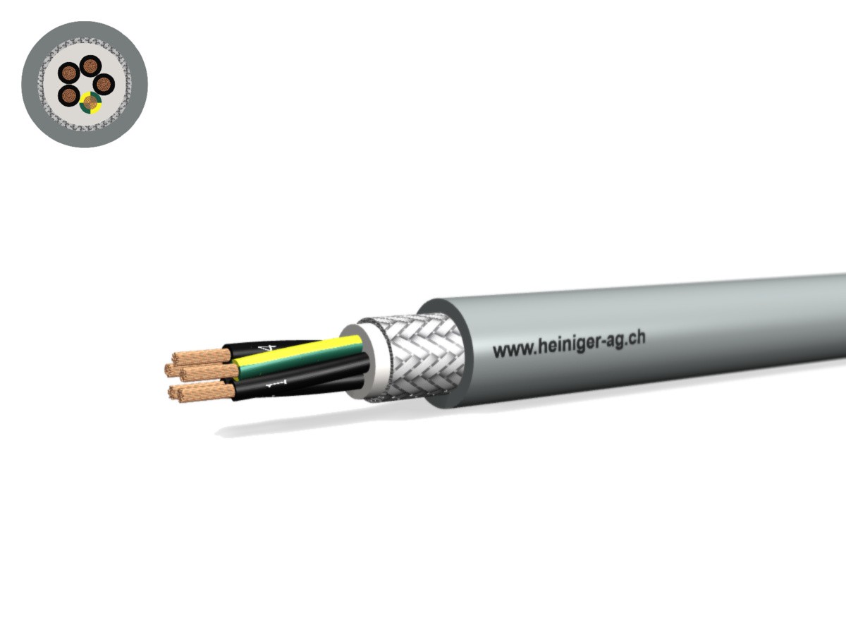 Câble PVC-PUR C 5x0.75 JZ num gr - 300/500V