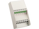 AP KEV mini H-Line 2xLCd hrl 9/125 - spleissfertig RAL7035, 221x120x87mm