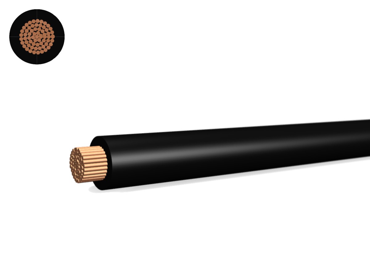 T-Seil Eca 25 PVC schwarz - 450/750V H07V-R