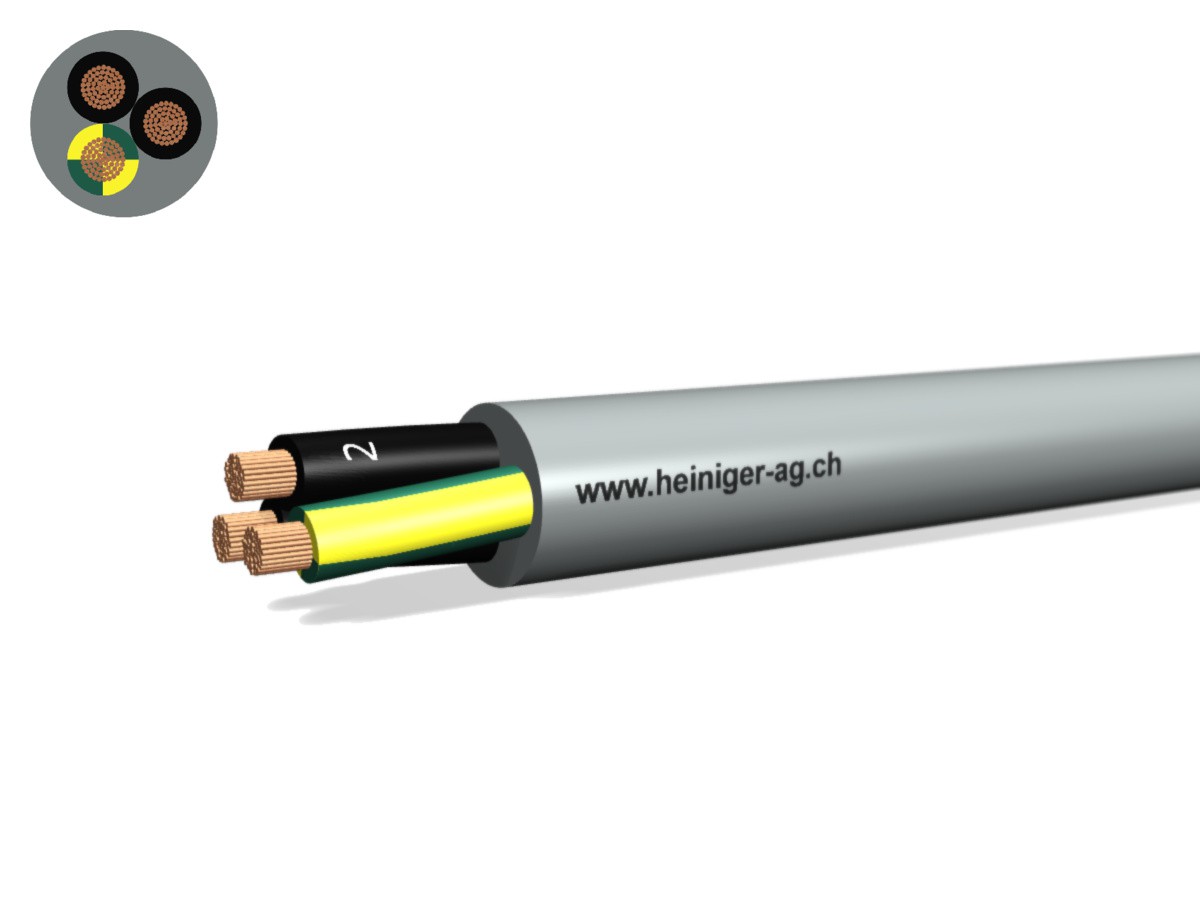 TT-flex Eca PVC 3x10 JZ num gr - 300/500V