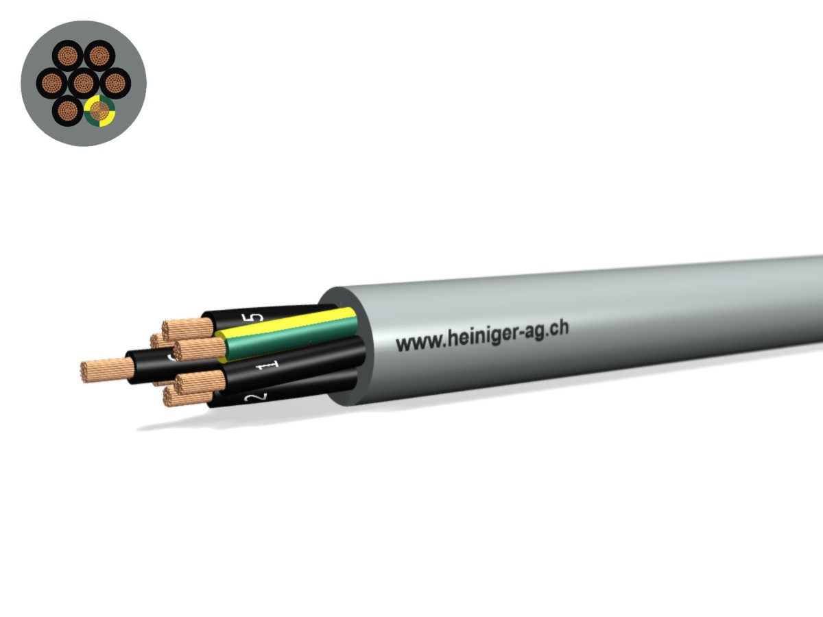 TT-flex Eca PVC 7x2.50 JZ num gr - 300/500V