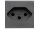 H-LINE Bloc multiprise 19" 6xT13 - avec filtre, câble 3m, noir