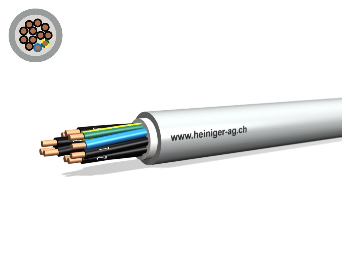 Câble FE0D Dca san-hal 12x2.50 LNPE - non propag. de flamme grc 0.6/1kV