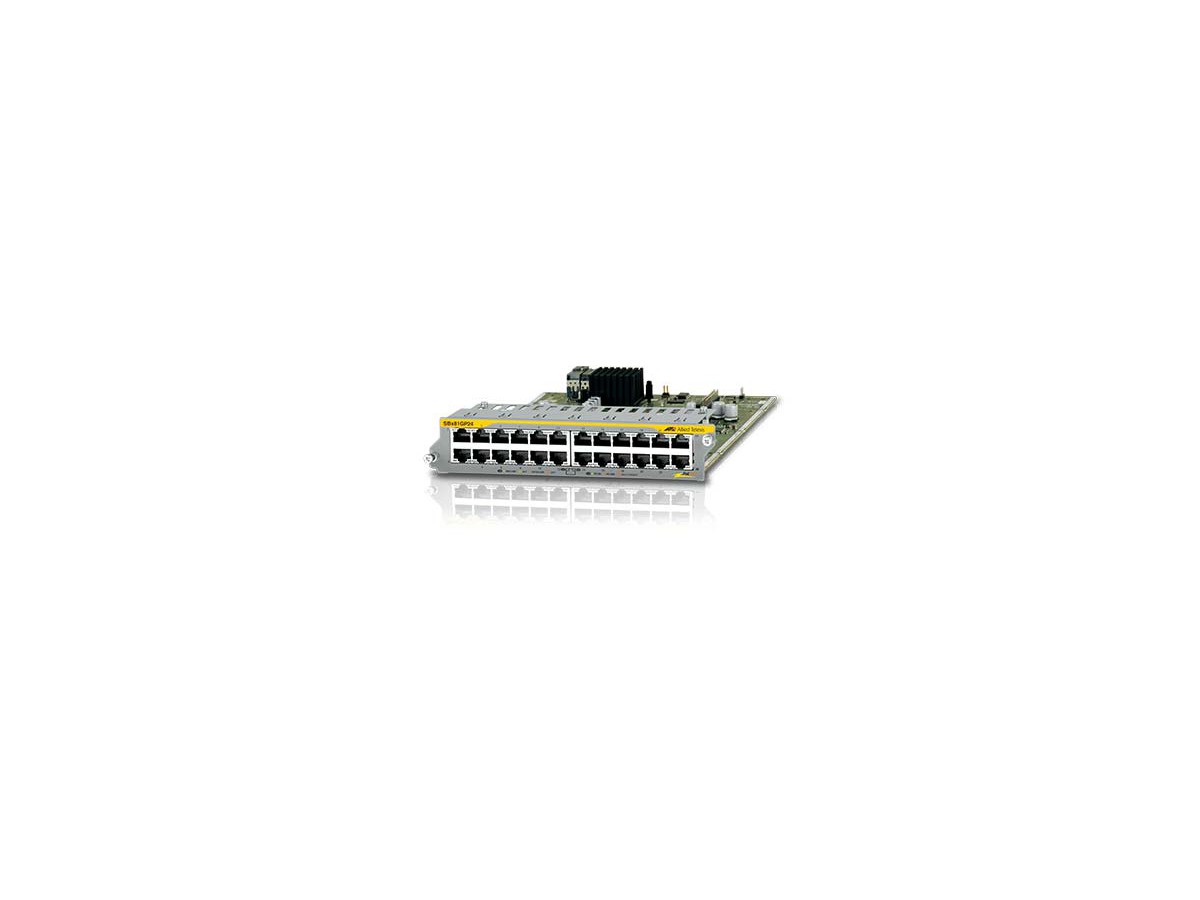 AT-SBx81GP24, 24x10/100/1000 PoE+ - pour AT-SBx81xx