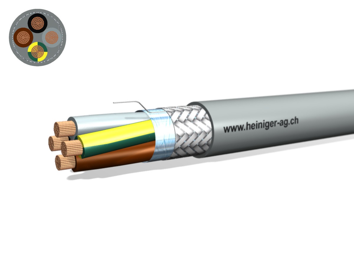 Câble commande Eca-flex C 4x50 JB gr - Li2X(St)CH san-hal 0.6/1kV