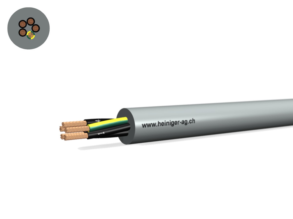 TT-flex Eca PVC 5x0.50 JZ num gr - 300/500V