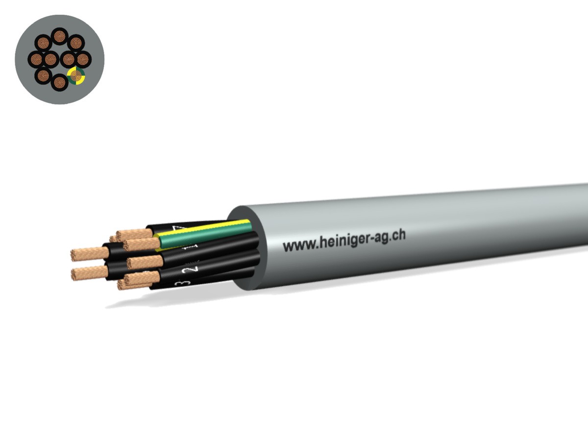 TT-flex Eca PVC 10x1.50 JZ num gr - 300/500V