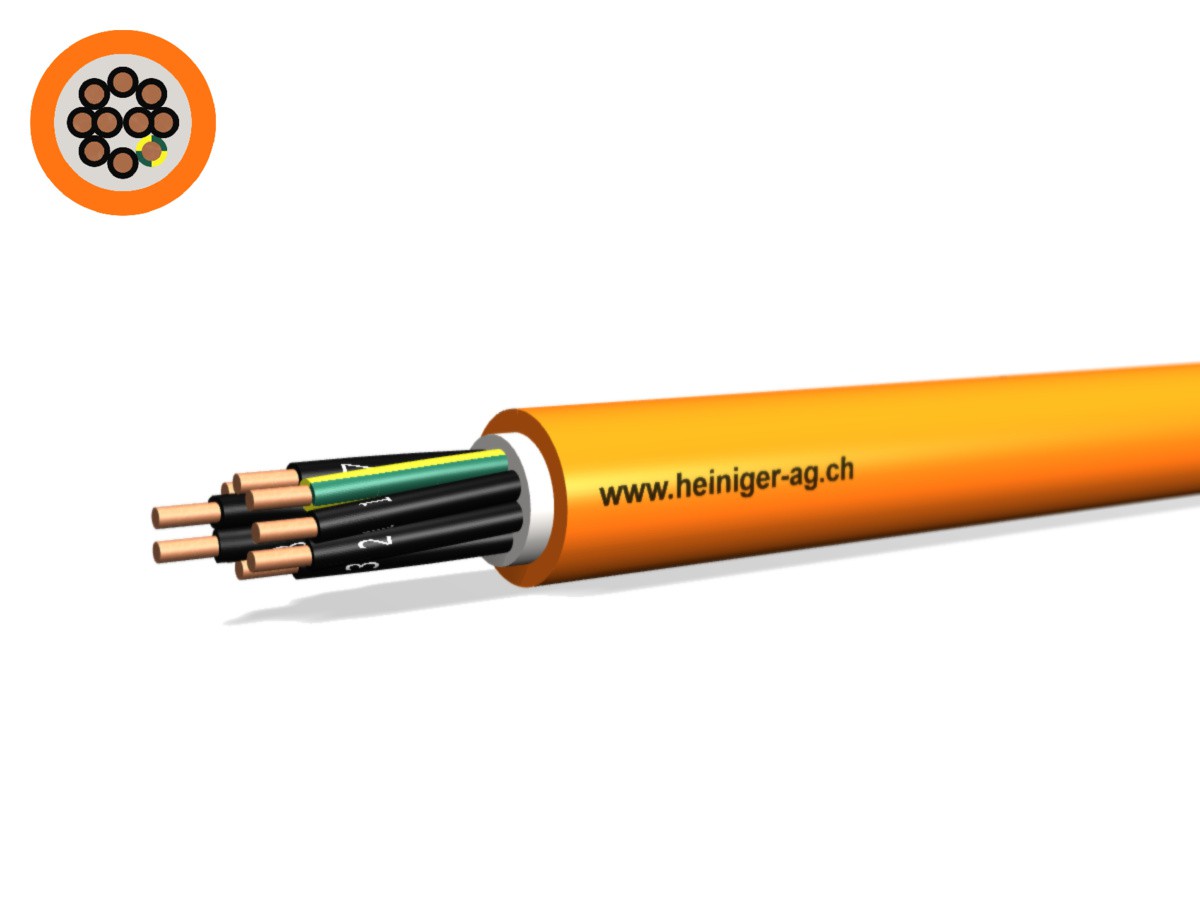 Sicherheitsk. FE180 E90 B2ca 10x1.50 LPE - hal-frei flammwidrig or/s1a,d1,a1