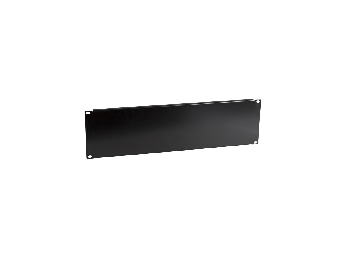 Blindpanel 19" 3HE schwarz RAL9005