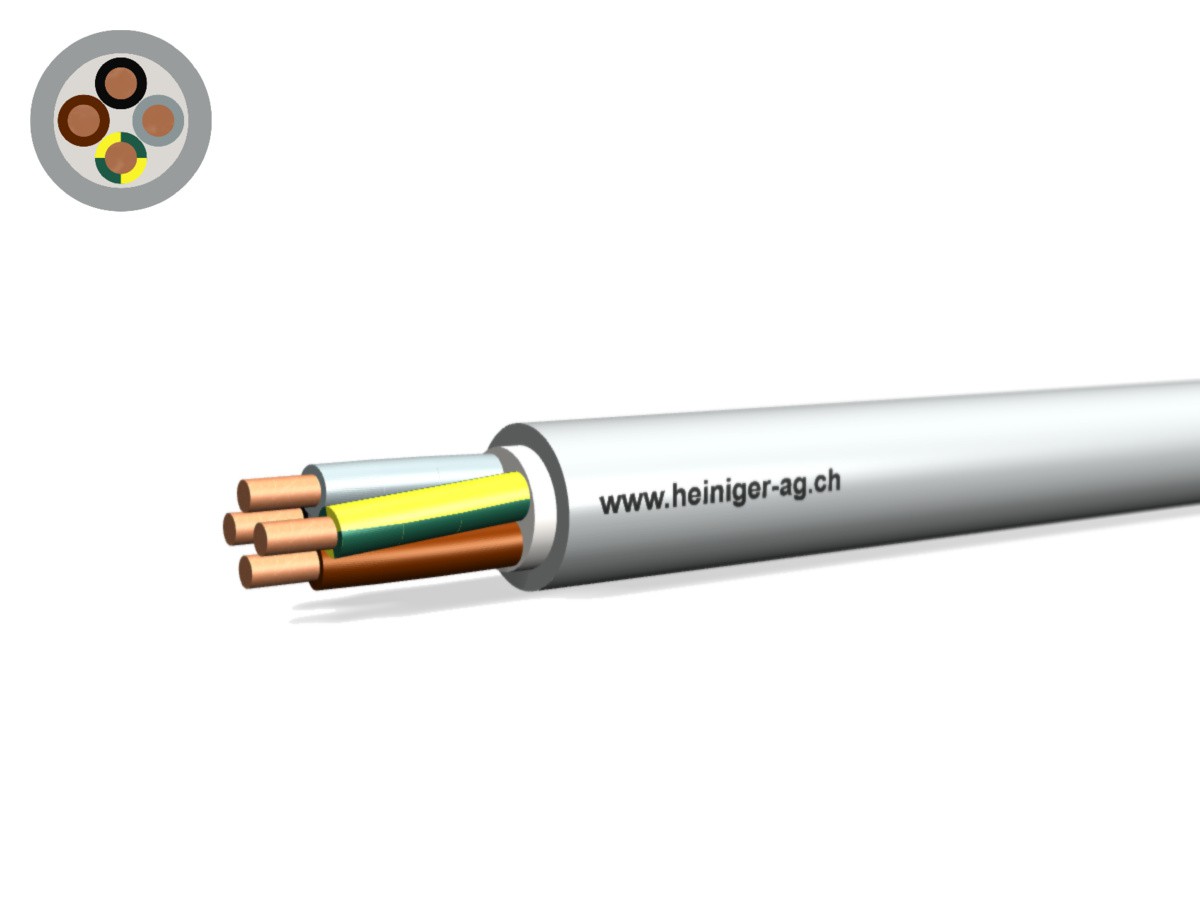 Câble FE0D Dca san-hal 4x2.50 LPE - non propag. de flamme grc 0.6/1kV