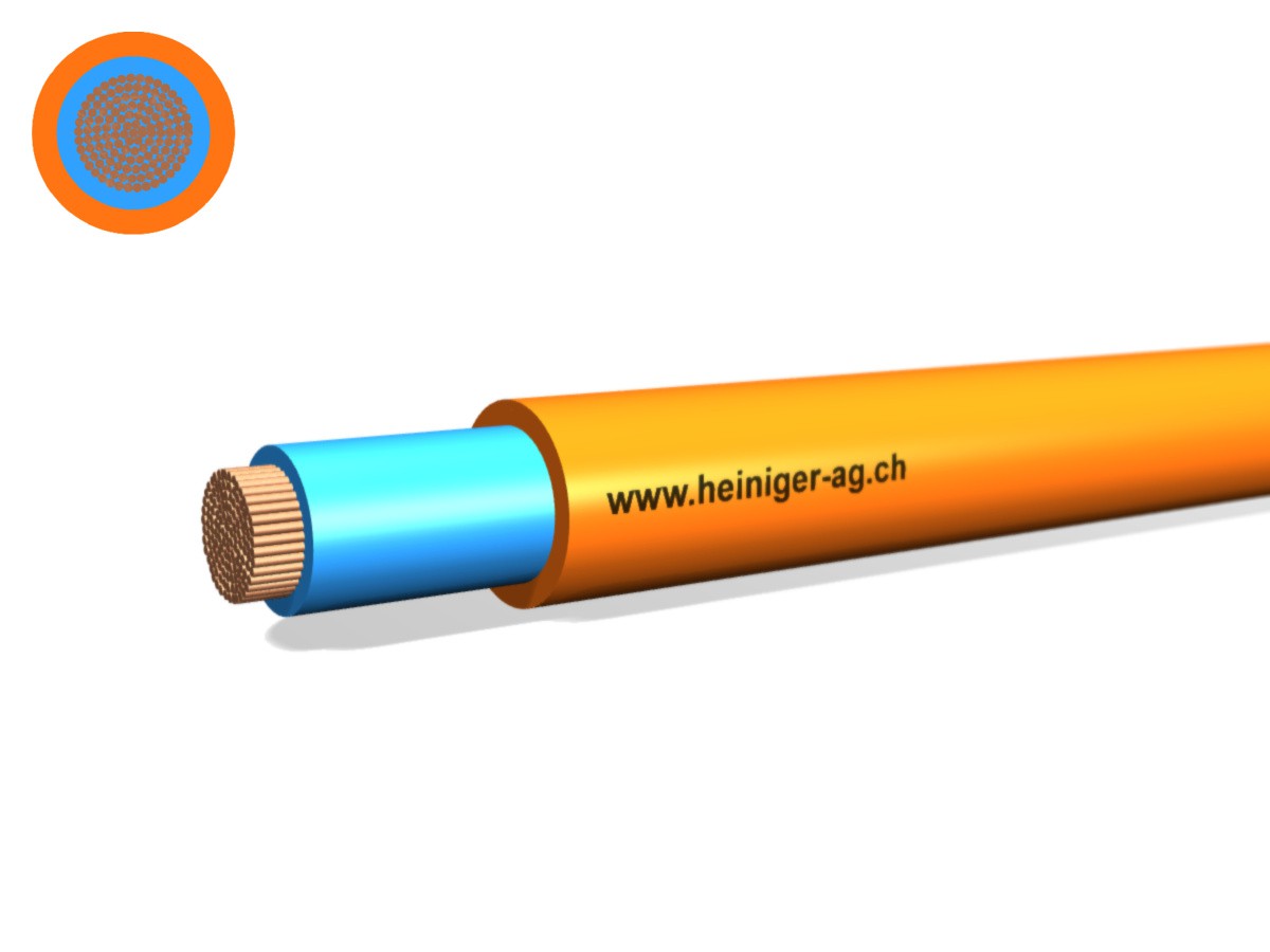 Câble de sécurité FE180 E30-E60 1x185 N - N=blc PYROFIL san-hal or