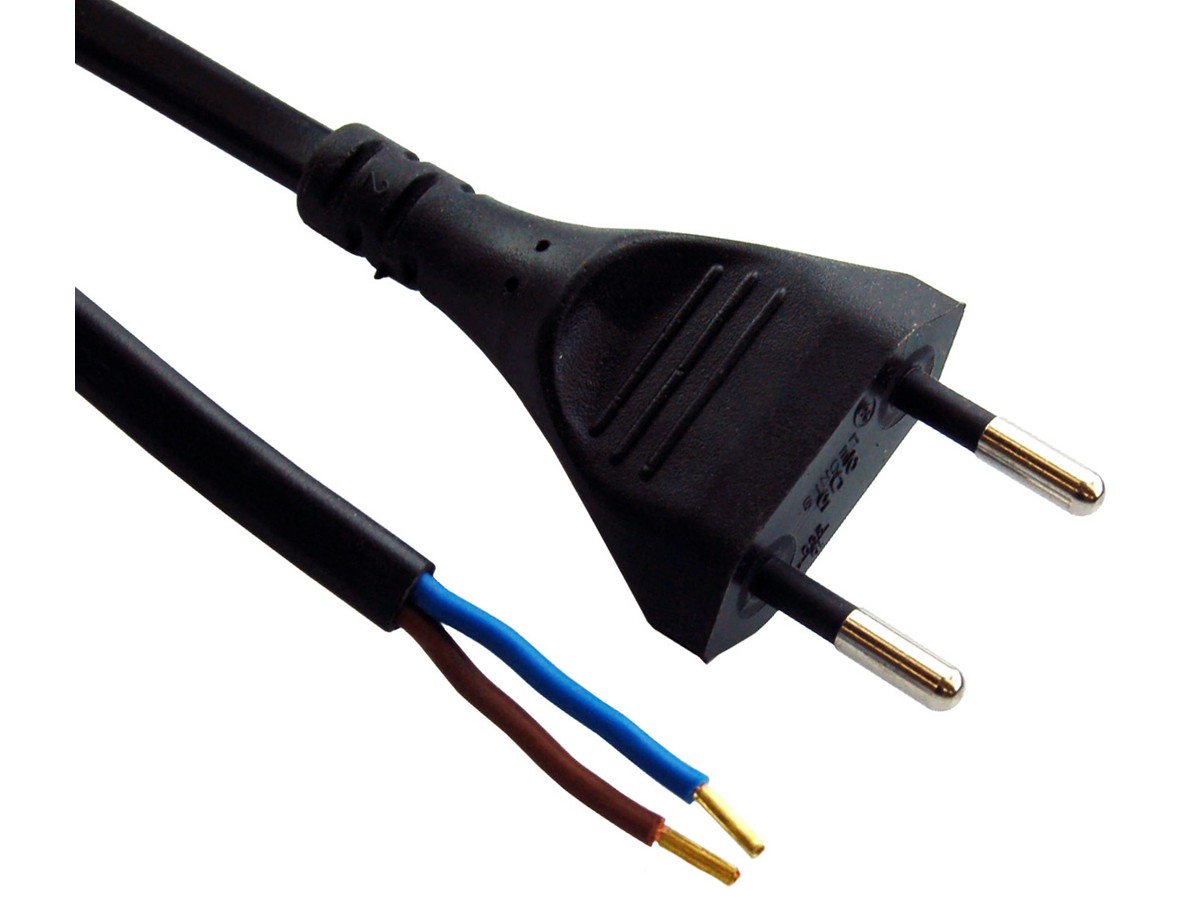 NL Gd 2x1.00 sw 3m 11/30/Kli - Netzzuleitung (teilisoliert)