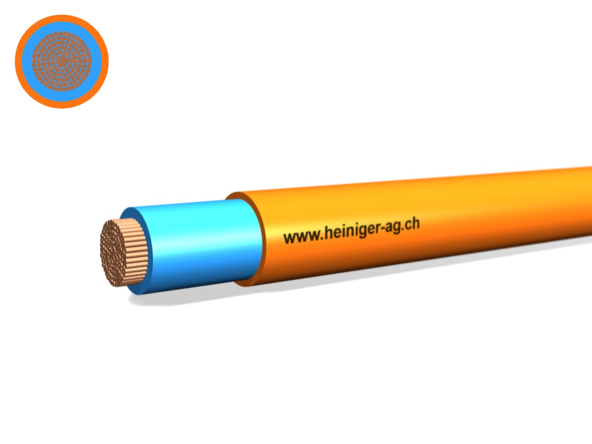 Câble de sécurité FE180 E30-E60 1x120 N - N=blc PYROFIL san-hal or