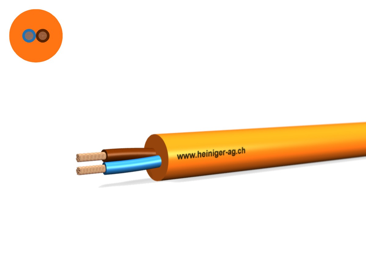 Câble EPR-PUR 2x1.00 LN or H05BQ-F - 300/500V HD 308 S2