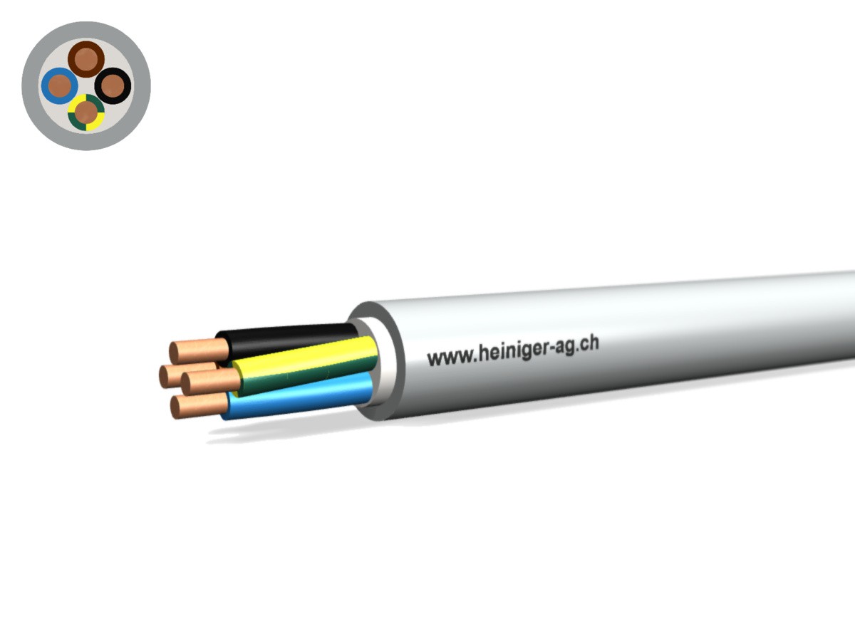 Câble FE0D Dca san-hal 4x2.50 LNPE - non propag. de flamme grc 0.6/1kV