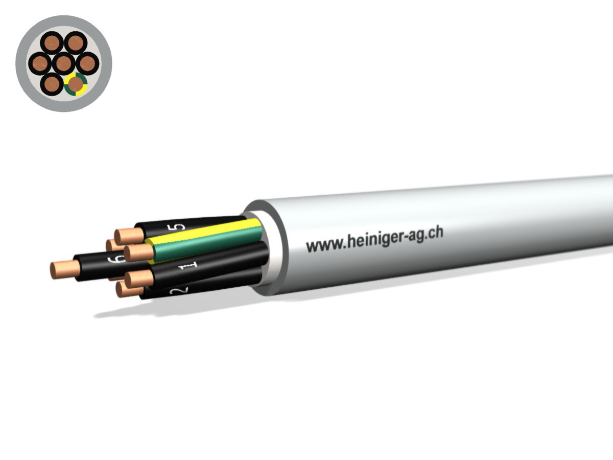 Câble FE0D Dca san-hal 7x6 LPE - non propag. de flamme grc 0.6/1kV