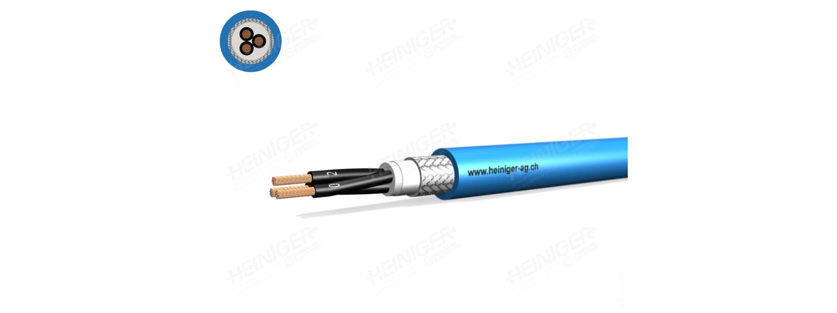 Securaflex Dca (St) C 3x1.00 nr num. bl - CEI 60079-14 san-hal 300V câble intrins.