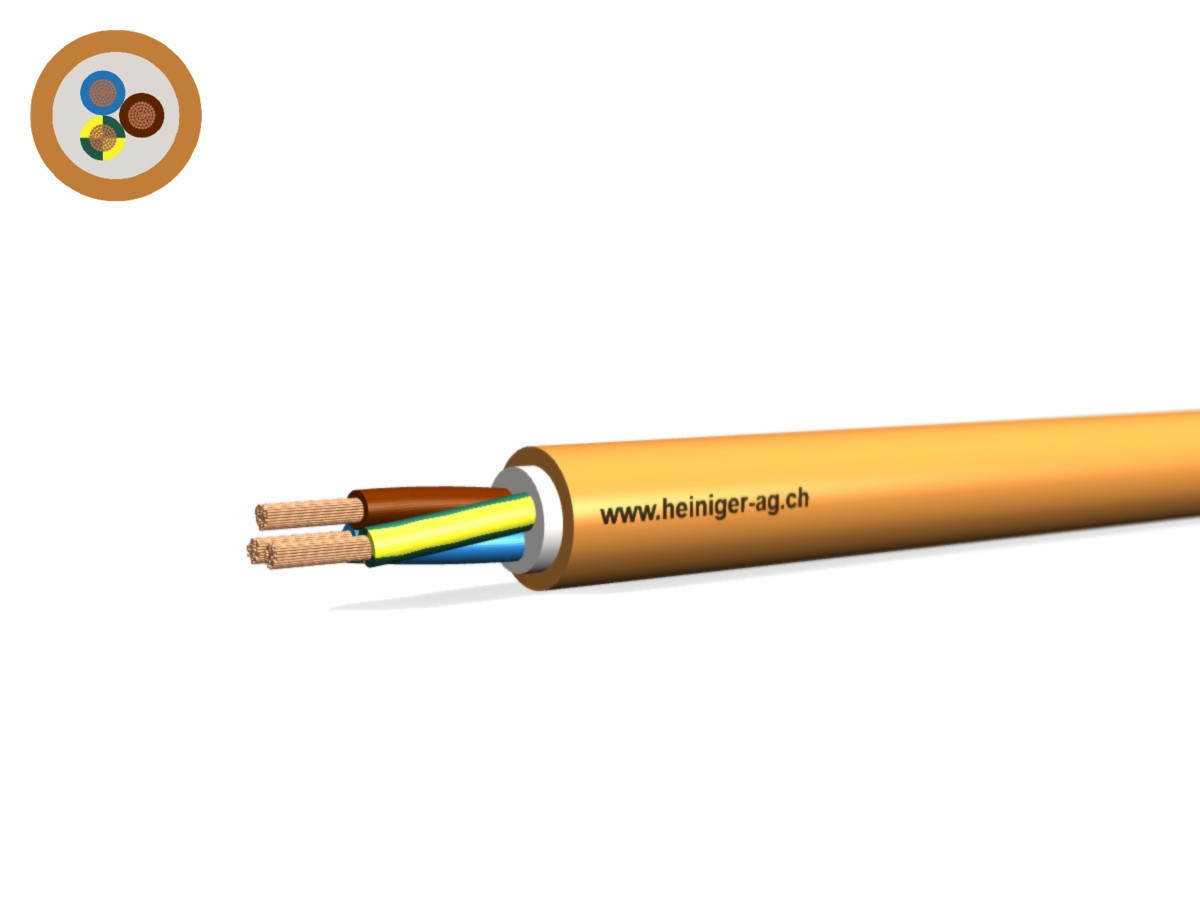 Câble d'appareils Tdlr Eca 3G0.75 LNPE - bz H03VV-F 300/300V HD 308 S2