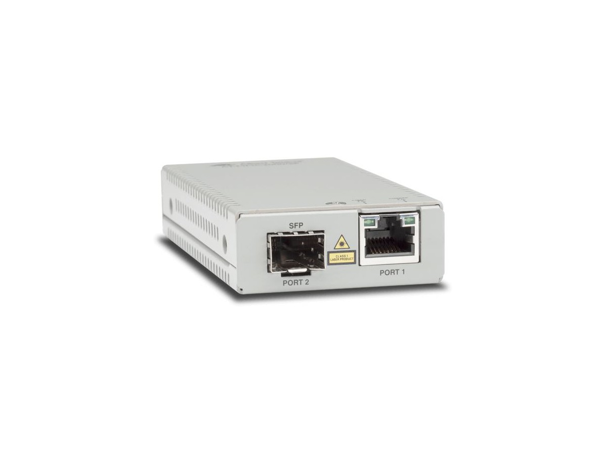 AT-MMC2000/SP, 10/100/1000T à - 100/1000x SFP