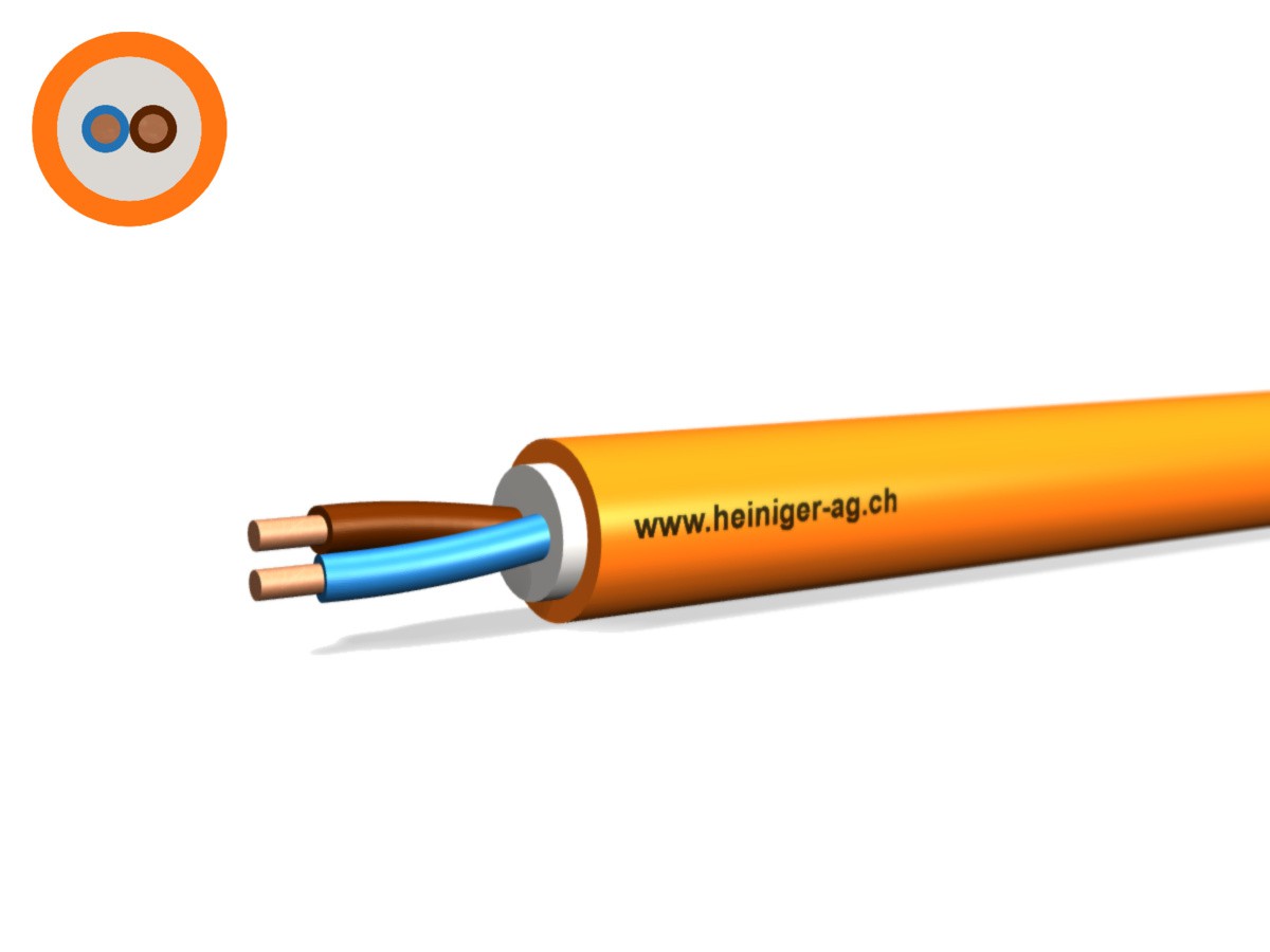 Sicherheitsk. FE180 E30-E60 VDE 2x2.50 - LN NHXH hal-frei flammwidrig or