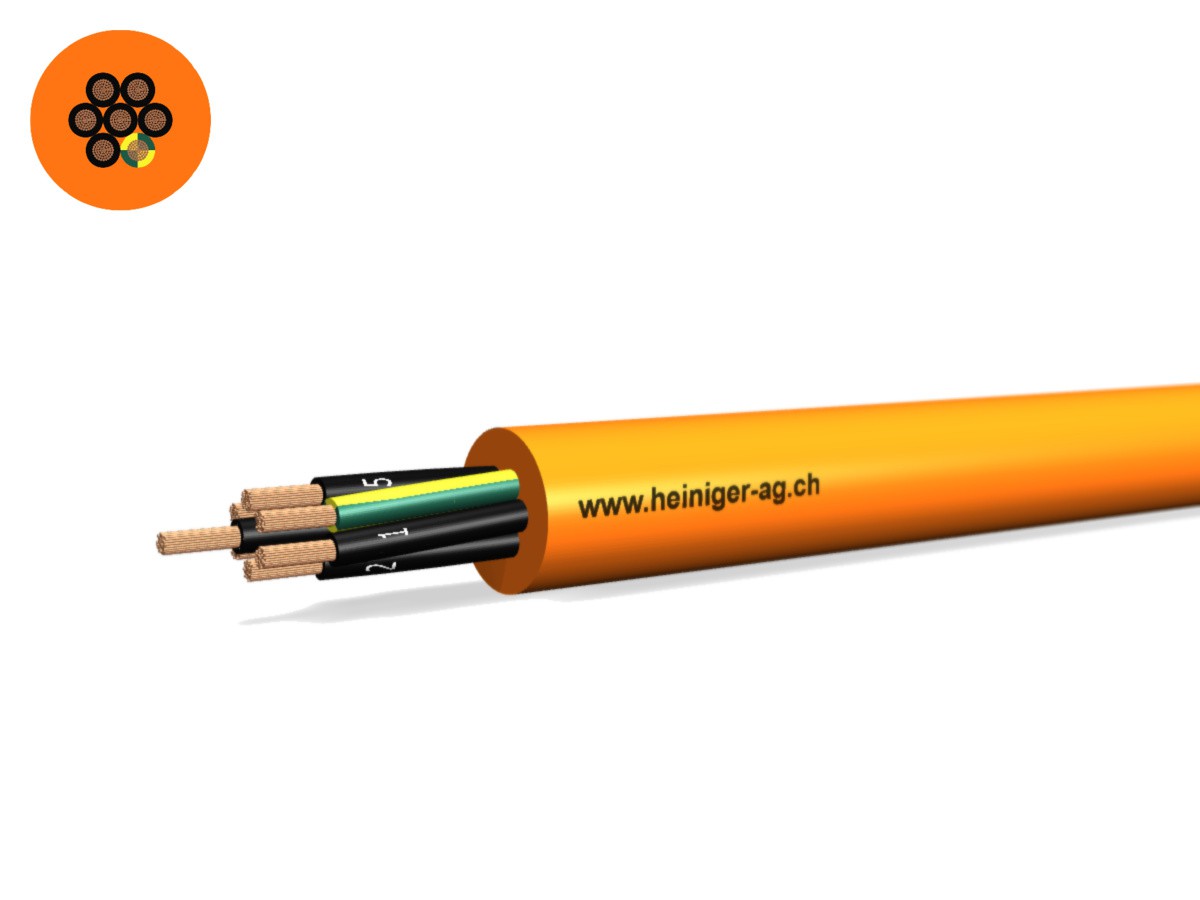 PUR-PUR Kabel Fca 7x1.00 LPE or N05QQ-F - 300/500V