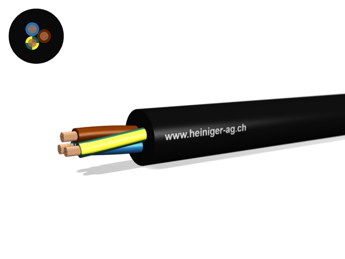 Gdv câble de raccord. Eca 3G10 LNPE nr - H07RN-F 450/750V renforcé Titanex