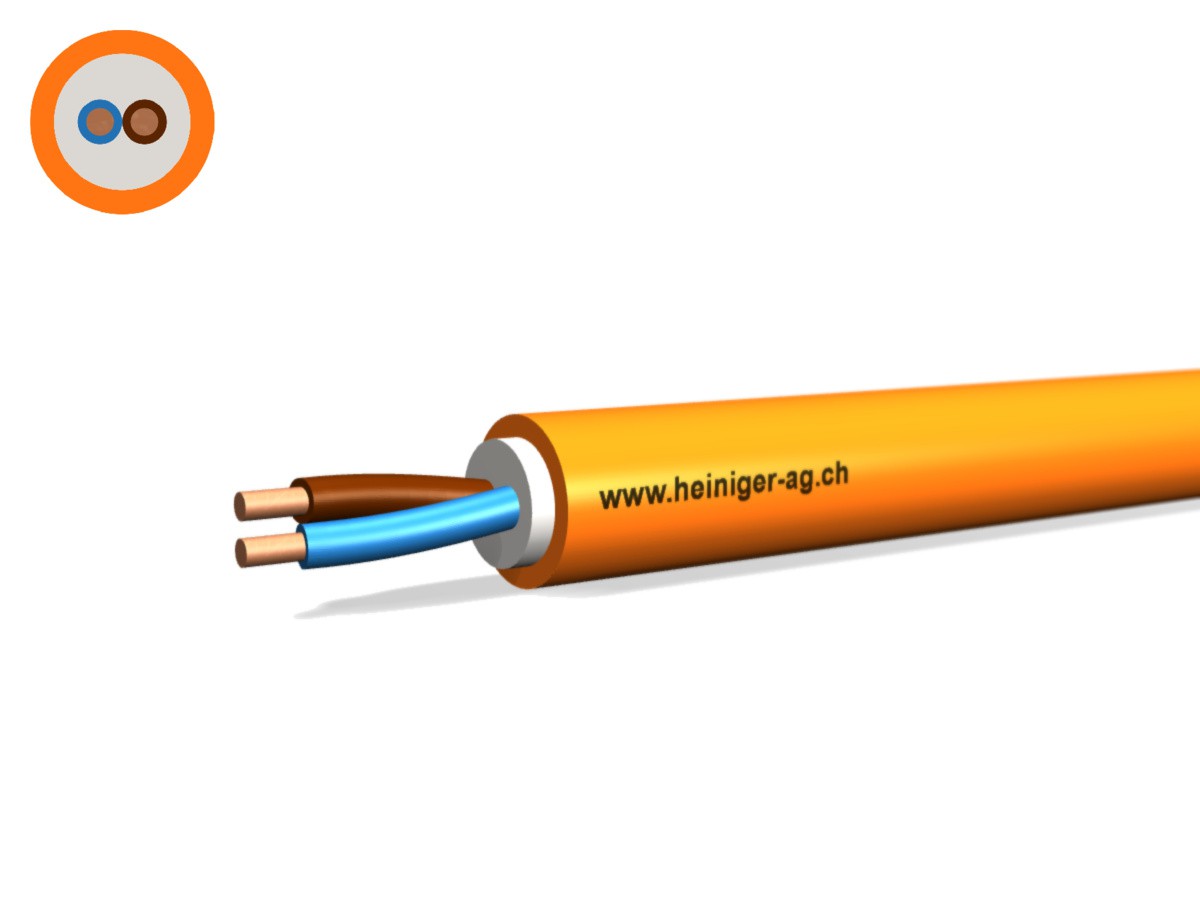 Câble de sécurité FE180 E30-E60 2x2.50 - LN PYROFIL san-hal or