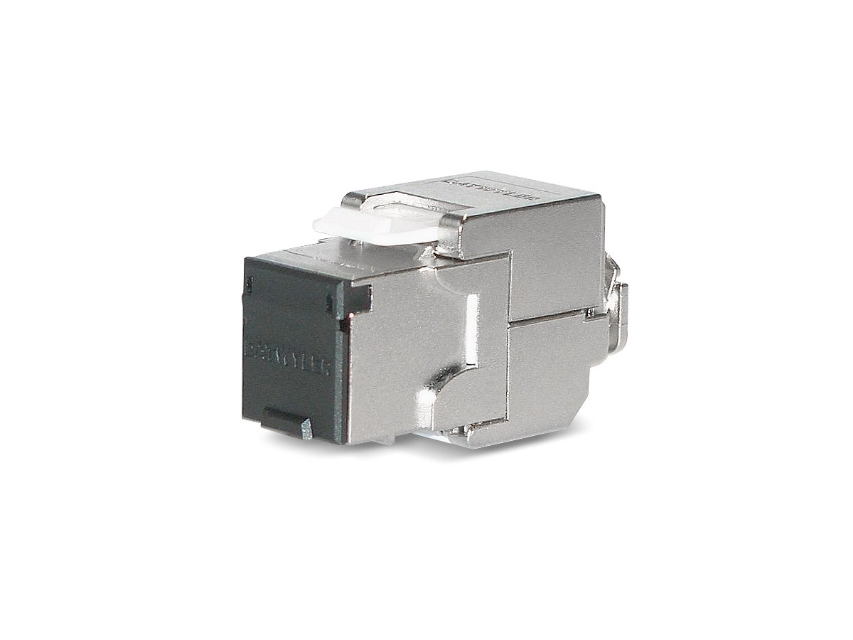 Unilan Anschlussmodul Kat.6As ISO/IEC - KS-T Plus 1/8, RJ45, Keystone, 12er Pack