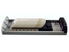 H-BEP jusqu'à 72U, introd. en bas, vide - cond. câble+module fibre, L250xH760xP100