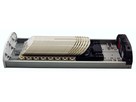H-BEP bis 72WE, Einführung unten, leer - Kabelführung+Fasermodul, B250xH760xT100