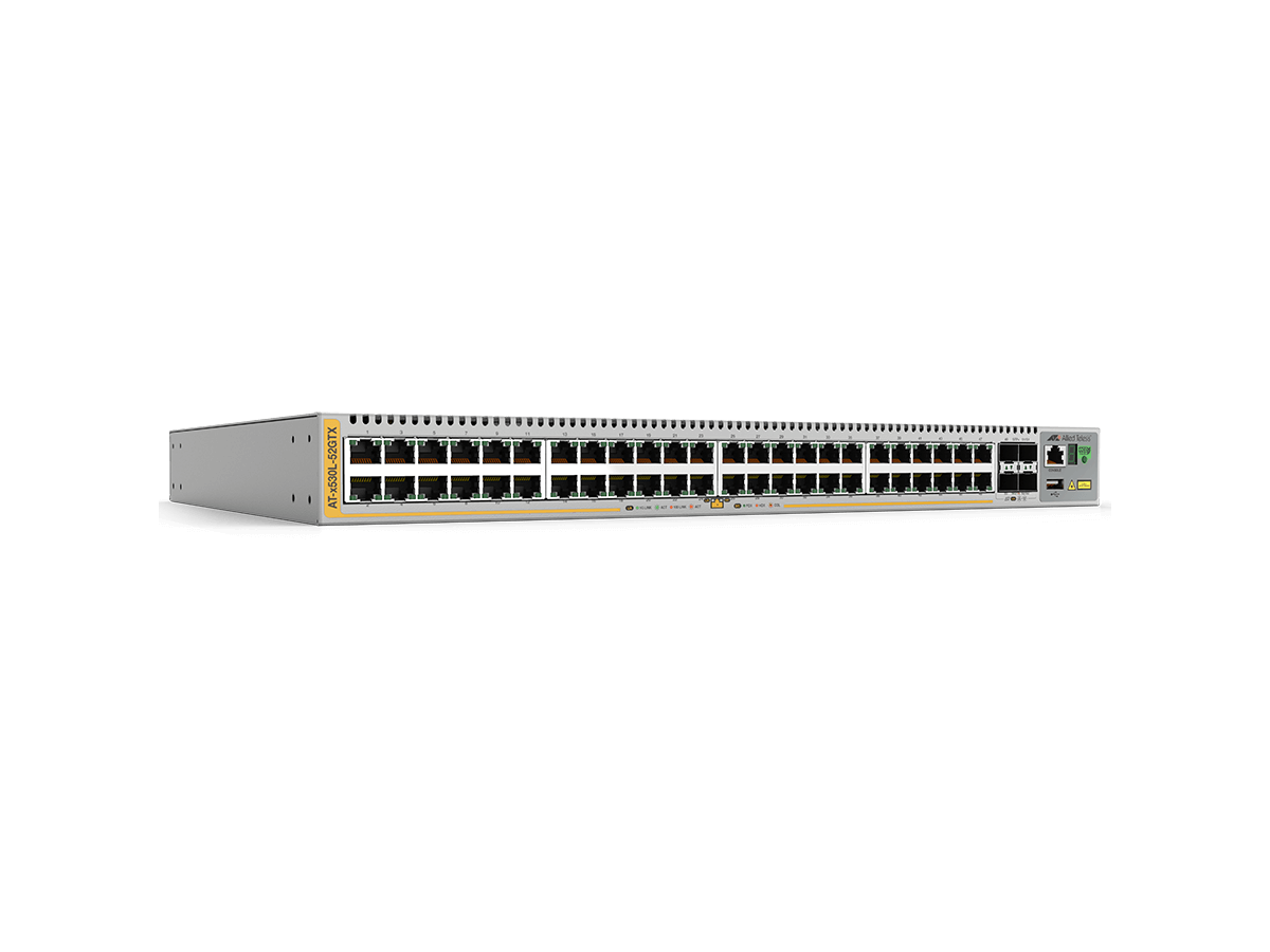 AT-x530L-52GTX, 48x10/100/1000T - 4x SFP+ Switch L3