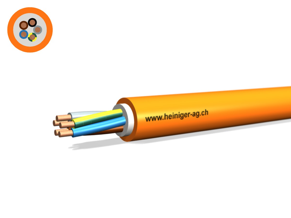 Sicherheitsk. FE180 E90 B2ca 5x2.50 LNPE - PYROFIL hal-frei flammwidrig or