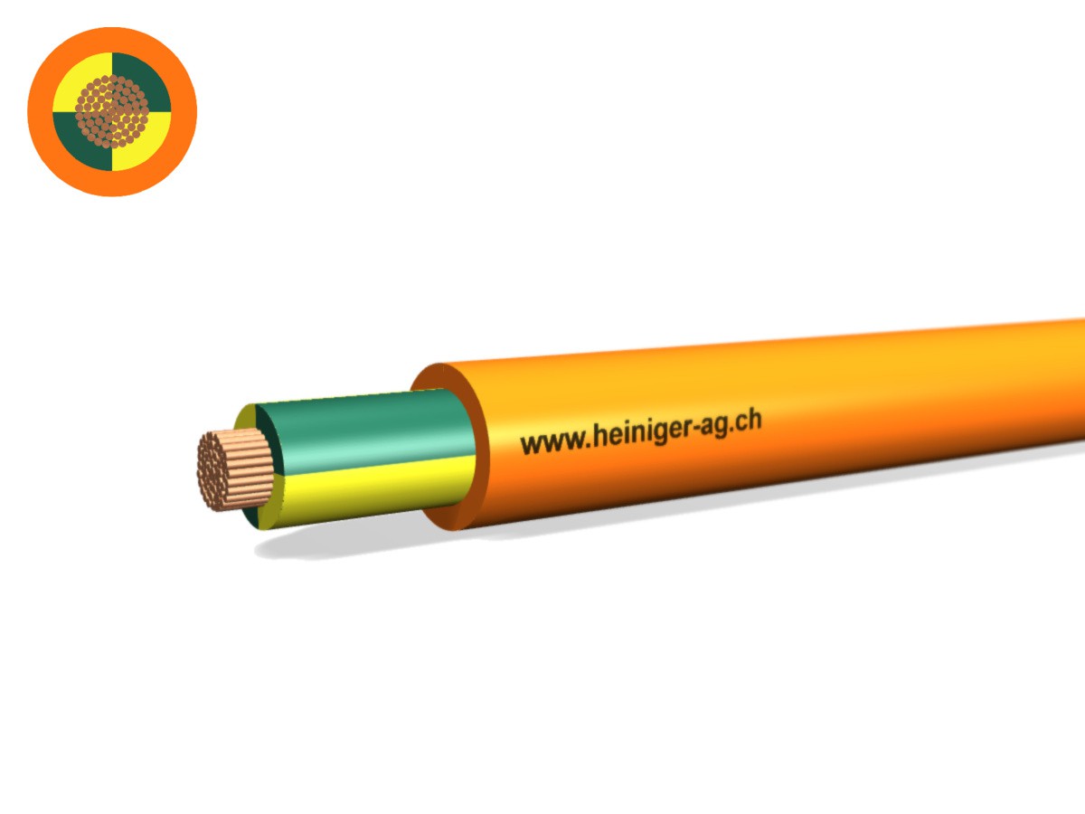 EPR-PUR Einleiter 1x35 PE=ge-gn or - S07BQ-F 450/750V